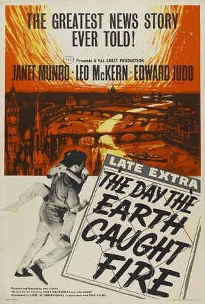 The Day the Earth Caught Fire - British Theatrical movie poster (thumbnail)