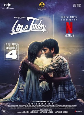 Love Today - Indian Movie Poster (thumbnail)