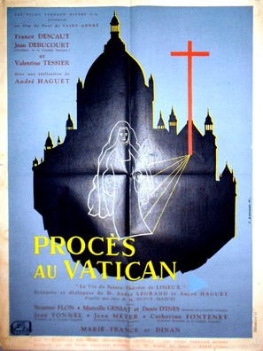 Proc&egrave;s au Vatican - French Movie Poster (thumbnail)