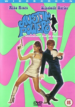 Austin Powers: International Man of Mystery - British DVD movie cover (thumbnail)