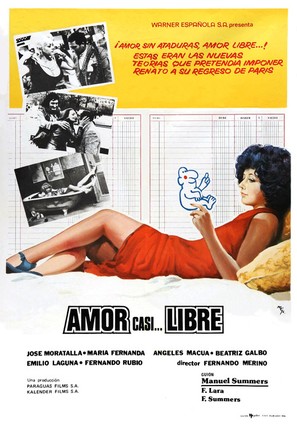 Amor casi... libre - Spanish Movie Poster (thumbnail)