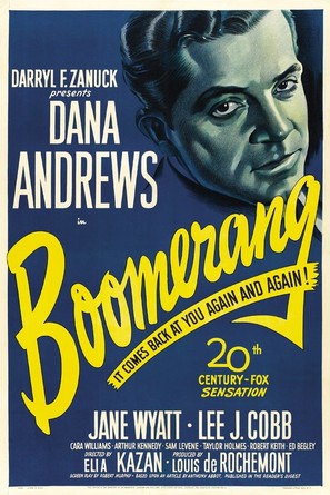Boomerang Movie Poster Framed and Ready to Hang. -  Portugal