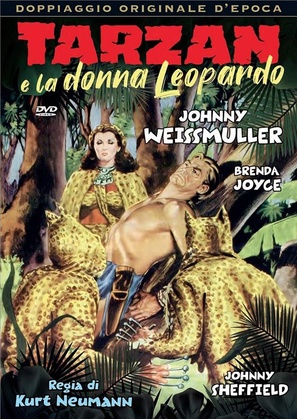 Tarzan and the Leopard Woman - Italian DVD movie cover (thumbnail)