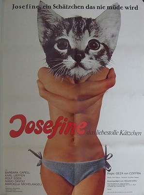 Josefine - das liebestolle K&auml;tzchen - German Movie Poster (thumbnail)