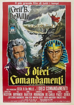 The Ten Commandments - Italian Re-release movie poster (thumbnail)