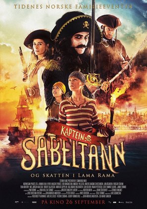 Kaptein Sabeltann og skatten i Lama Rama - Norwegian Movie Poster (thumbnail)
