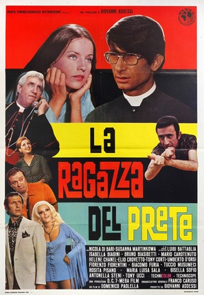 La ragazza del prete - Italian Movie Poster (thumbnail)