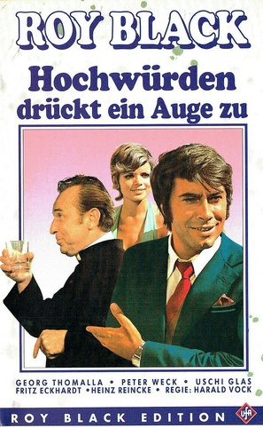 Hochw&uuml;rden dr&uuml;ckt ein Auge zu - German VHS movie cover (thumbnail)