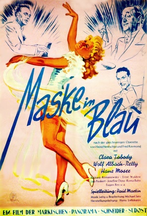 Maske in Blau - German Movie Poster (thumbnail)