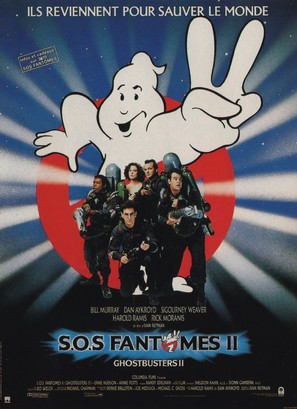 Ghostbusters II - French Movie Poster (thumbnail)