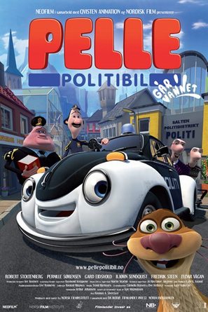 Pelle Politibil g&aring;r i vannet - Norwegian Movie Poster (thumbnail)