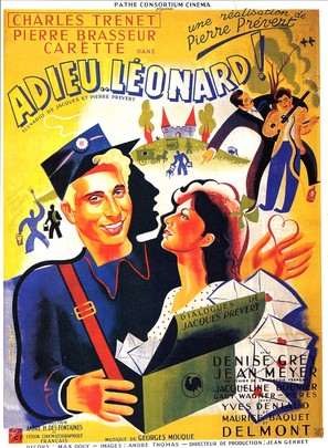Adieu L&eacute;onard - French Movie Poster (thumbnail)