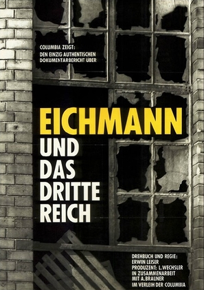 Eichmann und das Dritte Reich - German Movie Poster (thumbnail)