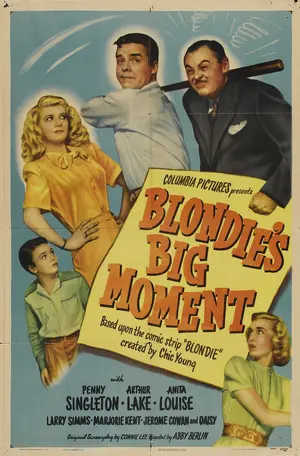 Blondie's Big Moment Poster