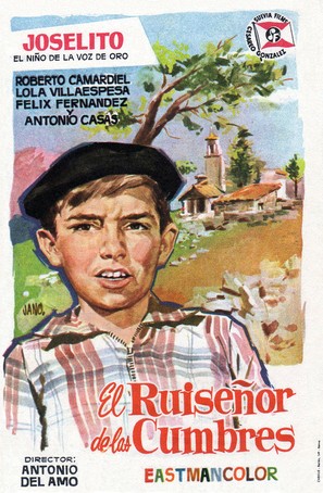 El ruise&ntilde;or de las cumbres - Spanish Movie Poster (thumbnail)