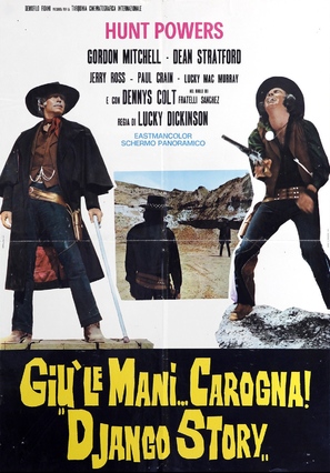 Gi&ugrave; le mani... carogna! (Django Story) - Italian Movie Poster (thumbnail)