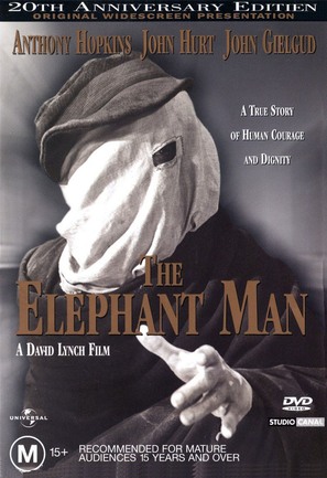 The Elephant Man - Australian DVD movie cover (thumbnail)