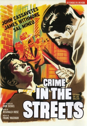 Crime in the Streets - Spanish DVD movie cover (thumbnail)