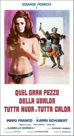 Quel gran pezzo dell&#039;Ubalda tutta nuda e tutta calda - Italian Movie Poster (thumbnail)
