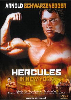 Hercules In New York - Danish DVD movie cover (thumbnail)