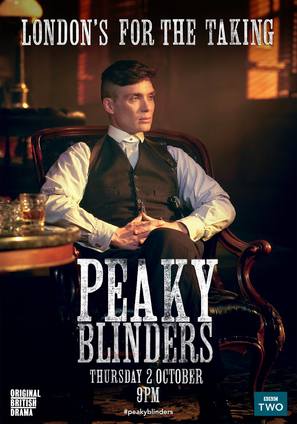 &quot;Peaky Blinders&quot; - British Movie Poster (thumbnail)