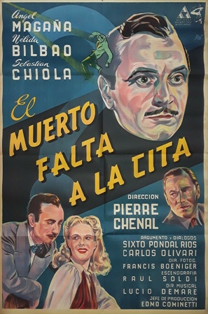 El muerto falta a la cita - Argentinian Movie Poster (thumbnail)