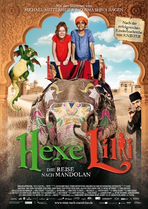 Hexe Lilli - Die Reise nach Mandolan - German Movie Poster (thumbnail)