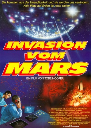 Invaders from Mars - German Movie Poster (thumbnail)