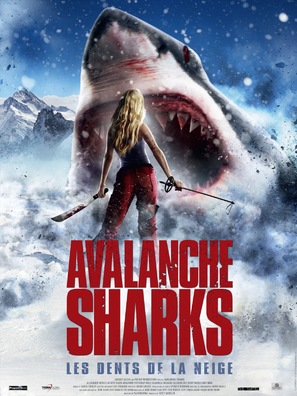 Avalanche Sharks - French Movie Poster (thumbnail)