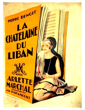 La ch&acirc;telaine du Liban - French Movie Poster (thumbnail)
