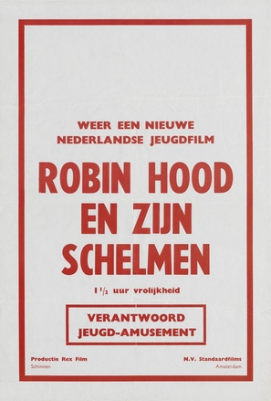 Robin Hood en zijn schelmen - Dutch Movie Poster (thumbnail)