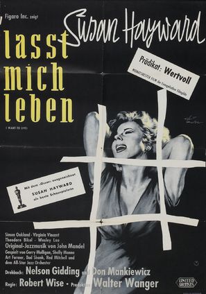 I Want to Live! - German Movie Poster (thumbnail)