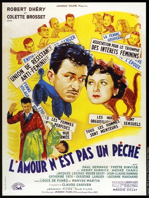 Amour n&#039;est pas un p&egrave;ch&egrave;, L&#039; - French Movie Poster (thumbnail)