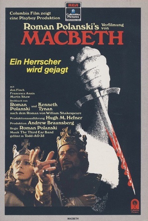 The Tragedy of Macbeth - German VHS movie cover (thumbnail)