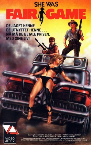 Fair Game - Norwegian VHS movie cover (thumbnail)