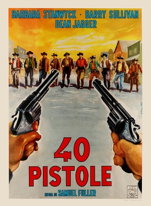 Forty Guns - Italian Movie Poster (thumbnail)