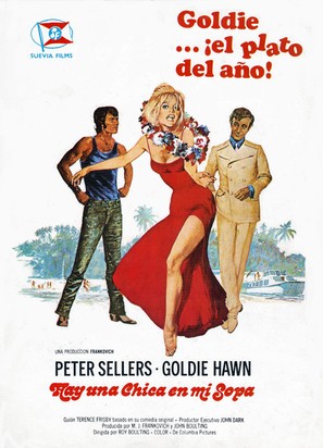 There&#039;s a Girl in My Soup - Spanish Movie Poster (thumbnail)