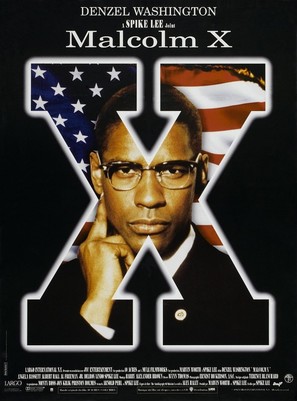 Malcolm X - French Movie Poster (thumbnail)