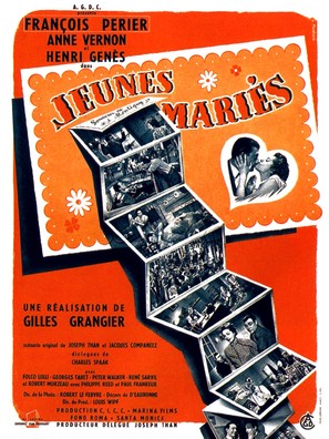 Jeunes mari&eacute;s - French Movie Poster (thumbnail)