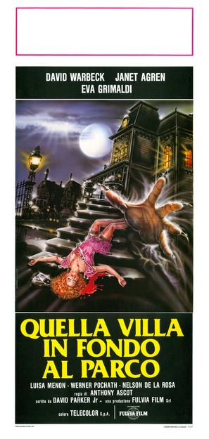 Quella villa in fondo al parco - Italian Movie Poster (thumbnail)
