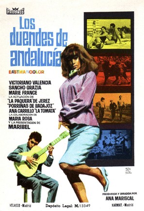 Los duendes de Andaluc&iacute;a - Spanish Movie Poster (thumbnail)