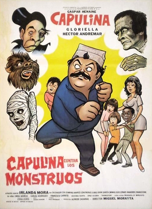 Capulina contra los monstruos - Mexican Movie Poster (thumbnail)