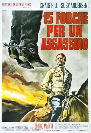 Quindici forche per un assassino - Italian Movie Poster (thumbnail)