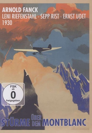 St&uuml;rme &uuml;ber dem Mont Blanc - German DVD movie cover (thumbnail)