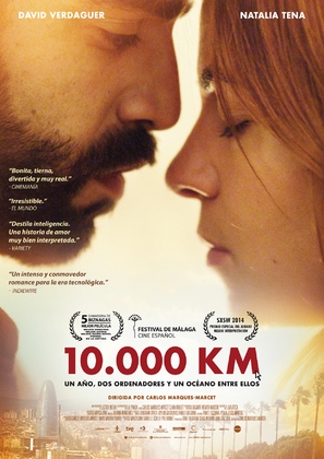 10.000 Km - Spanish Movie Poster (thumbnail)