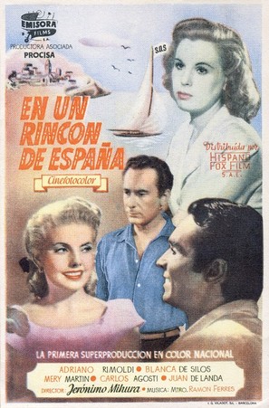 En un rinc&oacute;n de Espa&ntilde;a - Spanish Movie Poster (thumbnail)