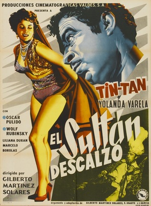 El sult&aacute;n descalzo - Mexican Movie Poster (thumbnail)
