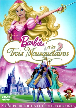 Barbie and the Three Musketeers - French DVD movie cover (thumbnail)