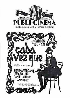Cada vez que... - Spanish poster (thumbnail)