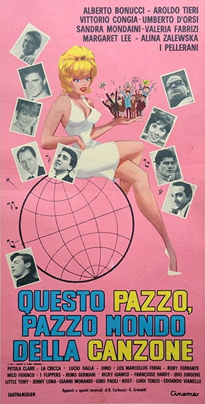 Questo pazzo, pazzo mondo della canzone - Italian Movie Poster (thumbnail)
